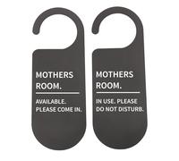 2 Pcs Double Side Mother's Room Door Sign In Use Available Privacy Sign Door Signs for Mother's Room Door Hanger (double side AVAILABLE H EU)