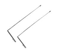 2 Pcs Dowsing Rods,Dowsing Rods Spiritual Use,Retractable Stainless Steel DiviningRods,for Gold Divining Buried Items,Ghost Hunting Equipment Easy Use in Spiritual Practices(Silver)