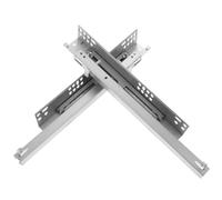 2 Pcs Drawer Hidden Slides Rails Replacement Softer Close Undermount Dresser Mute