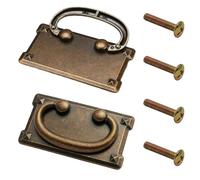 2 Pcs Drawer Pull Handles Knobs, Vintage Kitchen Cabinets Cupboard Pull Knobs and Handles, Antigue Fumiture Door Pul Handle for Bedroom Dresser Wardrobe Drawer Cabinet