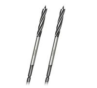 2 Pcs Drill Bit 10mm x 165mm Professional Self Feed Speed Auger Drill Bit 1/4 Inch Hex Shank Woodworking Hole Drill Bit for Fast Woodworking, Timber Framing, Deck Building