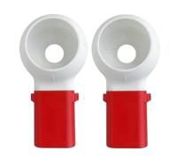 2 Pcs Drill Dust Collector, Dust Catcher for Hole Drilling with Guide, Hole Saw D-ust Catcher, Vertical Hole Drilling Guide Tool for Wood Stone Drywall (Red White)