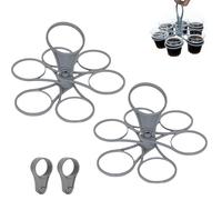 2 Pcs Drinks Carrier, Drinks Holder Holiday, Drinks Carrier Tray Holiday Foldable, Beer Carrier, Drink Holder Holiday Can Hold 6 Cups, Portable Drinks Carrier, Cup Carrier