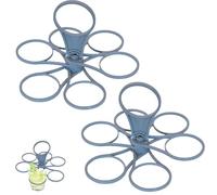 2 pcs Drinks Carrier, Foldable Cup Holder for 6 Cups, Portable Drink Carrier,Water Bottle Carrier,Reusable Pocket Size Cup Carrier,Foldable Plastic Beverage Holder, for Festivals and Sports Events