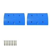 2 Pcs Driveway Ramp, Road Neighborhood,Portable Durable and Anti-slip,Improving Road Safety,20 x 12 x 1.6 In