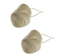 2 Pcs Driving Shoe Heel Protectors Cover, Unisex Shoe Driving Cover Heel Protection Car Driving Prevent Wear Shoes Saver Cover Shoe Heel Pad for Flat Shoes (Khaki, One Size)