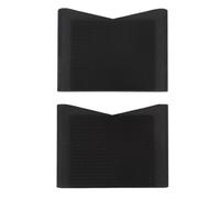 2 Pcs Drum Pedal Block, Hi Hat and Pedal Anchor Blocks Pedal Block with Nylon Hook Loop Fastener and EVA Foam