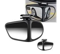 2 PCS Dual Lens Blind Spot Mirrors for Buick Encore 2024-2026, Degree Adjustable Auxiliary Rearview Wide Angle Glass Mirrors ABS Housing Parking,White