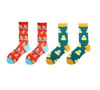 2 PCS Duck Socks, Funny Novelty Socks with Playful Duck Designs, Comfortable Premium Materials for Daily Wear, Ideal Gifts for Duck Enthusiasts