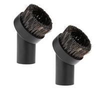 2 Pcs Dusting Brush For Henry Hoover Attachments, Hose Brushes for Henry Hoover Head, 32mm Universal Replacement Round Horse Hair Dusting Brush Head Accessories Tool, Henry Hoover Accessories