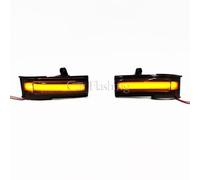 2 PCS Dynamic LED Turn Signal Lights for Ford F150 2015-2020, Sequential Wing Mirror Indicators Plug & Play Water Flow Design