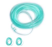 2 pcs, Each 10M Extra Long Oxygen Tubing with 6-Channel Safety Design,High Flow Nasal Oxygen Cannula
