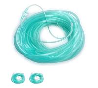 2 pcs, Each 15M Extra Long Oxygen Tubing with 6-Channel Safety Design,High Flow Nasal Oxygen Cannula