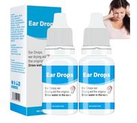 2 Pcs Ear Drops for Swimmers Ear,Ear Wax Removal Drops,Swimmers Ear Drying Drops Adult Earache Drops,Ear Drops for Blocked Ears,Swim Ear Drops,Earache Pain Relief,Ear Drying Drops