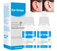2 Pcs Ear Drops for Swimmers Ear,Ear Wax Removal Drops,Swimmers Ear Drying Drops,Remove Water Trapped in Ears and Hearing Loss,Tin/nitus Treatment for Ear Ache Relief,Excessive and Hardened Ear Wax