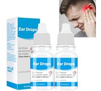 2 PCS Ear Drops for Swimmers Ear,Swimmers Ea/r Drying Drops Kit,E/ar DRO/ps for Blocked Ears,E/ar Wax Removal Dr/ops,Remove Water Trapped in Ears,Ea/Rache Pa/in Relief for Adult,Safe Formula,Portable
