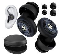 2 Pcs Ear Plugs for Sleeping Noise Cancelling, Reusable Soft Silicone Earplugs with 50dB SNR, Loop Design for Side Sleepers, Concerts, Travel, Snoring Relief