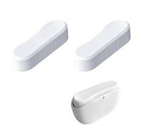 2-Pcs Earbud Lid Cover Compatible with JBL Wave Buds & JBL Vibe Buds 2 Earbuds Case, Easy-Remove Protective Top Lid for Earbud Charging Case, White