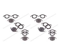 2 Pcs EGR Valve Blanking Plate Kit with Gasket Stainless Steel Valve Blanking Plate Kit Fit for SEAT Galaxy TDI Exhaust System Accessories