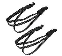2 Pcs Elastic Bike Strap Adjustable Bungee Cords Bike Strap with Hooks Bungee Rack Luggage Strap for Bicycle and Motorcycles or Other Purposes