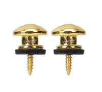 2 Pcs Electric Bass Guitar Straplocks Guitar Strap Locks Heavy Duty Metal Button Security Straplock Guitar Accessories