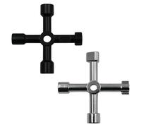 2 PCS Electric Box Key, Meter Box Key Set, 4 in 1 Multi-Functional Utilities Key for Electric Elevator, for Gas Meter Box Electric Meter Reading, Gas Key Panel Key Included