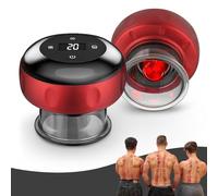 2 PCS Electric Cupping Therapy Set, 4 in 1 Electric Cupping Massager, Smart Cupping Relieves Muscle Soreness, Improves Blood Circulation and Accelerates Recovery After Exercise