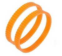 2 Pcs Electric Planer Drive Belt, Girth 234mm Width 9.6mm Motor Drive Belt Repair Parts Replacement for Woodworking (for Model 1900B)