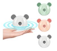 2 PCS Electric Toothbrush Holder Wall Mounted Toothbrush Holder for Most Electric ToothBrush, Bear Magnetic ToothBrush Holder Auto Lock Toothbrush (White)