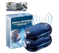 2 PCS Electromagnetic Car Deicer,Antifreeze Snow Removal Cars Device,Deicer Car Windscreen Spray,Electromagnetic Microwave Windshield Snow Removal,Portable Efficient Snow Interference
