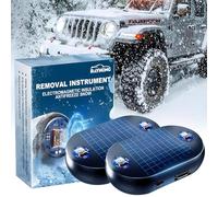 2 pcs Electromagnetic Snow Removal, De Icer Spray for Car, Electromag Snow-Melter Car Deicer, Electromag Antifreeze Snow Removal Device, Car Defroster Antifreeze Deicer, Fast Efficient Cars Defroster