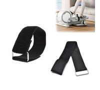2 Pcs Elliptical Machine Pedals Straps,Magic Sticker Straps Adjustable,Leg Training Bands Rubber Sticker Fastener,Universal Rowing Machine Foot Strap,Magic Sticker for Fitness,Equipment Accessories