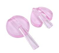 2 Pcs Embossed Mold Nail Tools Metal Frame Bending Nail Art Templates Nail Decal Bender Heart Round Nail Art Equipment Nail Tools for Nail Salon