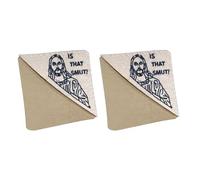 2 Pcs Embroidered Corner Bookmarks is That Smut Bookmarks Triangles Book Marker Creative Page Marker