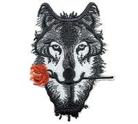 2 PCS Embroidery Applique Patches, Wolf Delicate Embroidered Patches, Iron on Patches, Sew on Applique Patch, Cool Patches for Men, Women, Boys, Girls, Kids