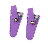 2 Pcs Embroidery Scissors Sheath Color Lattice Scissors Protective Covers Protect Sewing Scissor Sheath Trimming Tool