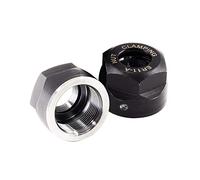 2 Pcs ER11-A Collet Clamping Nut With Dynamic Balance Holes for CNC Machine Chuck Lathe Milling Tools Holder