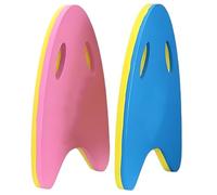 2 Pcs EVA Swimming Kickboard Set, A Shape Swim Training Board for Adults and Youngsters, Foam Board with Hand Grips, 15.7 in / 40 cm, Swim Training Aid, Pool Toy for Practice