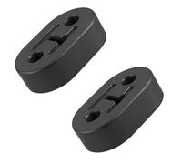 2 Pcs Exhaust Rubber, Car Exhaust Hangers, Universal Exhausts Muffler Hanger, Durable Exhaustrubber Mount, Muffler Hanger for Protecting Car Exhausts System, 2 Holes, 12mm (2 PCS)