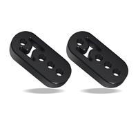 2 PCS Exhaust Rubber, Universal Exhaust Hangers, Car Insulators Exhaust Rubber Mount, Durable Exhaust Hanger, Bracket Rubber Muffler Hanger for Protecting Car Exhaust System, 4 Holes, 12mm