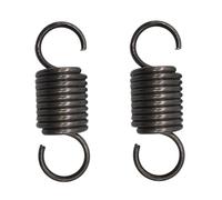 2 Pcs Extension Spring, Wire Diameter 3.5 mm, OD 38 mm, Free Length 220 mm, Spring Steel Dual Hook Tension Spring Suitable for DIY Home Repair