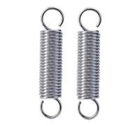 2 Pcs Extension spring with hook, stainless steel spring, Wire diameter 0.8mm, OD 10mm, Length 45mm, 0.8mm x 10mm x 45mm, strong tension spring