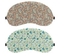 2 PCS Eye Mask for Side Sleeper, Sleeping Mask, Various Musical Instruments Sleep Eye Mask, Soft Eye Shade Cover for Travel, Nap, Plane, Light Blocking