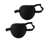 2 PCS Eye Patches, Medical Eye Patch, Adjustable Pirate Eye Patch, Eye Patch Medical for Amblyopia Patches, Cosplay Pirate Costume, Adults & Kids