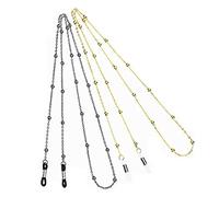 2 Pcs Eyeglasses Cord, Glasses chain glasses cord sunglasses chain Universal Fit Rope Sports Glasses String Adjustable Eyewear Strap Eyewear Holder sunglasses strap Lanyards for Men Women Kids
