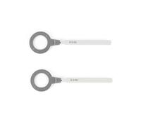 2 pcs Eyeglasses Round Optical Cross Cylinder Lens Optical Instruments diopters (0.25/0.5) (±0.5 2PCS)