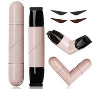 2 PCS Eyeliner Stamp, Dual-End Winged Eyeliner Stamp Set, Rotating Eye Liner Stamp Pen for Beginners and Makeup Enthusiasts, Smudge-Proof & Long-Lasting, Foldable Eyeliner Liquid Pencil, Black & Brown