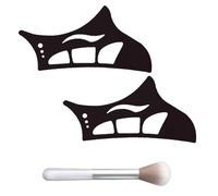 2 Pcs Eyeshadow Stencils, Eyetour Eyeshadow Tool with 1 Brush for Eye Makeup Aid, Professional and Quick Eye Shadow for Beginners, Eyeliner Templat Eyetour Your Glam Bestie