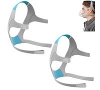 2 Pcs F20 Headgear for AirFit F20 / AirTouch F20 Cpap Headgear Strap, Unisex Soft Comfortable Cpap Mask Strap, Cpap Supplies Durable Replacement Headgear Head Strap - for Big & Large Face