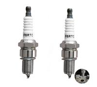 2 PCS F6RTC Spark Plug Replacement - Compatible for BPR6HS, WR7BC, RL82YC, IWF20 W20FPR-U Spark Plug for Snow Blowers, Automobiles, Lawnmowers & Generators